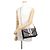 Borsa a tracolla con catena Burberry TB Monogram Marrone Nero Multicolore - vista 4