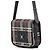 Burberry Schultertasche mit Check-Muster Schwarz Rot - Ansicht 2