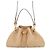 Borsa in rafia Jimmy Choo Cinch Medium Beige