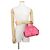 Borsa Bowling Jimmy Choo Varenne Rosa - vista 4
