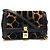 Borsa a tracolla Dolce & Gabbana con stampa leopardata Marrone Nero