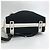 Jimmy Choo Two-tone Star Studded Leather Backpack Black White - view 3