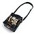 Bolso de hombro 2-Way MCM con estampado de leopardo Negro Beige - vista 5