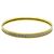 Hermès Brazalete Hermes chapado en oro beige Dorado