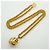 Collana Chanel Coco Mark placcata oro D'oro - vista 3