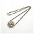 Collar Chanel Plateado con logo Coco y Camelia Plata - vista 3