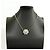 Collar Chanel Plateado con logo Coco y Camelia Plata - vista 6