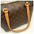 Saco Tote Louis Vuitton Monogram Totally PM Marrom Preto Monograma - vista 9