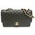Bolso de hombro Chanel Matelassé 25 Negro - vista 2