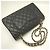 Bolso de hombro Chanel Matelassé 25 Negro - vista 3