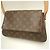 Bolso de hombro Louis Vuitton Monogram Mini Looping Castaño - vista 8