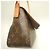 Bolso de hombro Louis Vuitton Monogram Mini Looping Castaño - vista 9