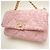 Borsa a tracolla Chanel 19 in tweed Rosa - vista 10