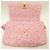 Borsa a tracolla Chanel 19 in tweed Rosa - vista 6