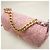 Borsa a tracolla Chanel 19 in tweed Rosa - vista 9