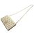 Cartera de cadena acolchada Jimmy Choo JC Bar Beige Dorado - vista 4