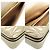 Cartera de cadena acolchada Jimmy Choo JC Bar Beige Dorado - vista 8
