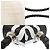 Borsa a tracolla Burberry in pelle bianca e nera Nero Bianco - vista 8