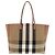 Burberry Check Canvas Brown Tote Bag Braun - Ansicht 2