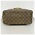 Sac Cabas Louis Vuitton Monogram Neverfull MM Marron - vue 3