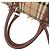 Borsa Boston 2-Way in pelle beige Burberry Check Shadow Horse - vista 5