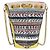 Borsa a secchiello Christian Louboutin LOUBIPHORE Bianco Rosso Multicolore D'oro - vista 2