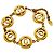 Bracciale con ciondoli placcati oro Chanel D'oro
