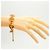 Bracciale con ciondoli placcati oro Chanel D'oro - vista 6