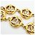 Bracciale con ciondoli placcati oro Chanel D'oro - vista 7
