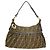 Fendi Zucca Schultertasche aus Nylon-Canvas Braun