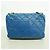 Borsa a tracolla in pelle Chanel 2.55 con doppia catena Blu - vista 10