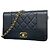 Portafoglio a spalla con catena Chanel Mademoiselle Nero