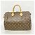 Borsa Louis Vuitton Monogram Speedy Bandoulière 35 Marrone - vista 12