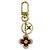 Portachiavi Louis Vuitton Blooming Flower BB Marrone Rosa