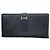Hermès Portafoglio lungo Hermes Bearn Soufflet Nero