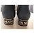 Stivaletti Glitter Chanel con Logo Dorato Nero Metallico - vista 10