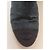 Stivaletti Glitter Chanel con Logo Dorato Nero Metallico - vista 12