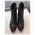 Stivaletti Glitter Chanel con Logo Dorato Nero Metallico - vista 5