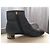 Stivaletti Glitter Chanel con Logo Dorato Nero Metallico - vista 9