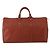 Borsa Louis Vuitton Keepall in pelle Epi 50 Marrone - vista 2