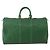 Borsa Louis Vuitton Keepall in pelle Epi 45 Verde - vista 2
