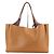 Borsa Shopping T-Timeless in pelle Tod's Marrone - vista 3
