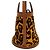 Bolso Marni Tropicalia con estampado de leopardo Castaño - vista 3