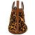 Bolso Marni Tropicalia con estampado de leopardo Castaño - vista 5