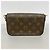 Pochette Félicie Bolsa de Ombro Louis Vuitton Monogram Multipochette Felicie Marrom - vista 9