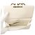 Borsa a tracolla con catena in pelle bianca Jimmy Choo Bianco - vista 6