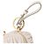 Charm per borsa Miu Miu in pelle Matelassé Beige - vista 4