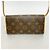 Louis Vuitton Monogram Pochette Twin PM Schultertasche Braun - Ansicht 11