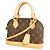 Bolso Louis Vuitton Alma BB Monogram Castaño