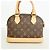 Bolso Louis Vuitton Alma BB Monogram Castaño - vista 11